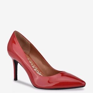 Red Calvin Klein Pumps